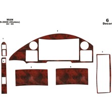 meriç cockpit design Meriç® Man S 2000 Ön Torpido Kaplama Maun 6 Parça 1997-2000