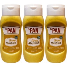 Dr. Pan Skinny Mustard Şeker Ilavesiz Enerjisi %70 Azaltılmış Düşük Kalorili Hardal Sos 3 x 260 gr