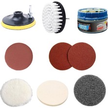 Depolife Matkap Fırça Başlık Çizik Giderici Pasta Cila Oto Araç Polisaj