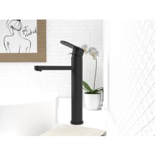 FAWER Faucet & Shower Siyah Çanak Lavabo Bataryası - 604B