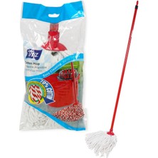 Titiz Ispanyola Yedek Vidalı Cotton Mop Mop Başlığı Paspas Ucu 5 Adet