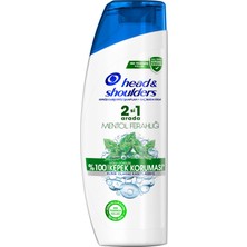 Head&Shoulders Mentol Ferahlığı 2'si 1 Arada Kepeğe Karşı Etkili Şampuan 180 ml