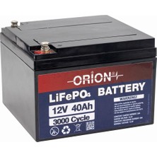 Orion 12V 40AH Lifepo4 Akü