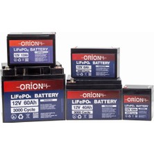 Orion 12V 40AH Lifepo4 Akü