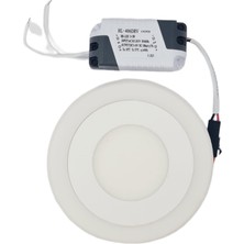 Hero Led 3 + 3 Watt LED Spot Beyaz Kasa Çift Renk (Beyaz Işık ve Kırmızı) HL-6021BK ( 2 Adet )