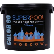 Superpool Premium Black Edition 5 kg Toz Klor Havuz Kimyasalı Moscow