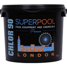 Superpool Premium Black Edition 5 kg Toz Klor Havuz Kimyasalı London