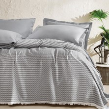 Yataş Gwen Çift Kişilik Pike Takımı - Gri