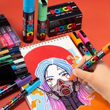 Uni Posca 5m Okyanus Renkleri 3'lü Set