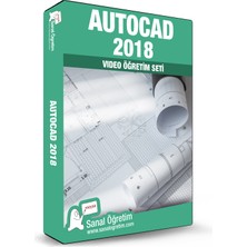 Sanal Öğretim Autocad 2018 Video Ders Eğitim Seti