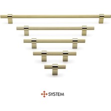 System 320MM Gl Gold Altın Renk Kulp SY8990 0320 Gl-Gl