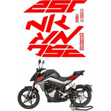 Gogomoto Cf Moto 250 Nk Sticker Seti Kırmızı