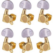 Dogula 6x Gitar String Tuning Pegs Electric 2l 4r Aureate Için Elektrikli Folk Gitar String Düğmesi (Yurt Dışından)