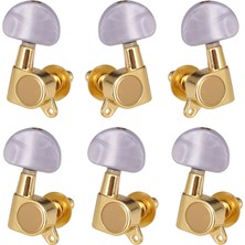 Dogula 6x Gitar String Tuning Pegs Electric 2l 4r Aureate Için Elektrikli Folk Gitar String Düğmesi (Yurt Dışından)