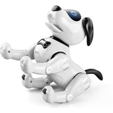 Dogula Uzaktan Kumanda Robot Köpek Oyuncak Push Up Rc Robot Köpeği Erkek ve Kız Çocukları Beyaz (Yurt Dışından)