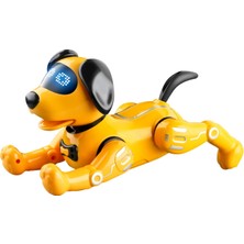 Dogula Uzaktan Kumanda Robot Köpek Oyuncak Push Up Rc Robot Köpeği Erkek ve Kız Çocukları Sarı (Yurt Dışından)