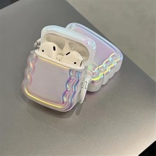 Bagies Airpods Pro Uyumlu Hologram Zigzaglı Kılıf