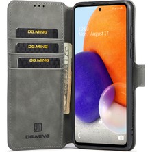 Cool-M Retro Stil Şok Geçirmez Telefon Kasası Pu Deri Standı Cüzdan Samsung Galaxy A73 5g Için Manyetik Toka Kapağı (Yurt Dışından)