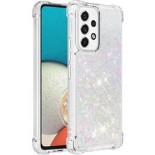 Cool-M Işıltılı Payetler Quicksand Tpu Kapak Kabuğu Damla Geçirmez Telefon Koruyucu Kasa Samsung Galaxy A53 5g (Yurt Dışından)