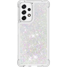 Cool-M Işıltılı Payetler Quicksand Tpu Kapak Kabuğu Damla Geçirmez Telefon Koruyucu Kasa Samsung Galaxy A53 5g (Yurt Dışından)