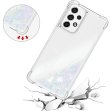 Cool-M Işıltılı Payetler Quicksand Tpu Kapak Kabuğu Damla Geçirmez Telefon Koruyucu Kasa Samsung Galaxy A53 5g (Yurt Dışından)