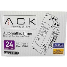 Ack W Otomat Tipi Mekanik Zaman Saati AY26-00010