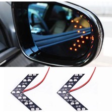 Kepmorpho Opel Omega Ayna Gündüz Ledi Amber Renk 14 Led'li