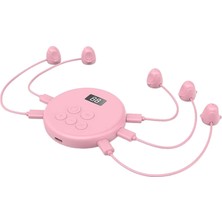 Dogula Profesyonel Otomatik Telefon Ekranı Tapper Sessiz Alışveriş Için Taşınabilir Deal 5 Heads Pink (Yurt Dışından)