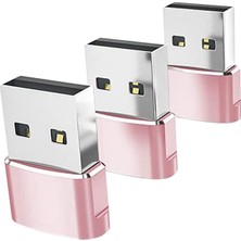 Dogula Tip-1 Ila USB 2.0 Dönüştürücü Adaptör Pembe Pembe (Yurt Dışından)