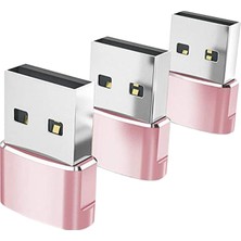 Dogula Tip-1 Ila USB 2.0 Dönüştürücü Adaptör Pembe Pembe (Yurt Dışından)