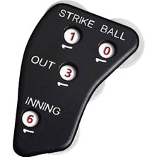 Dogula Beyzbol Hakem, Softbol Empir Dişli Göstergesi Hakem Cihazı Siyah Arama Hakem Göstergesi 4 Top Strike Innings Için Kadran (Yurt Dışından)