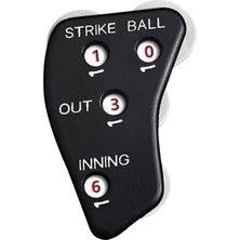 Dogula Beyzbol Hakem, Softbol Empir Dişli Göstergesi Hakem Cihazı Siyah Arama Hakem Göstergesi 4 Top Strike Innings Için Kadran (Yurt Dışından)