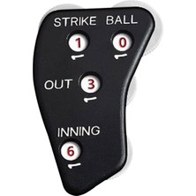 Dogula Beyzbol Hakem, Softbol Empir Dişli Göstergesi Hakem Cihazı Siyah Arama Hakem Göstergesi 4 Top Strike Innings Için Kadran (Yurt Dışından)