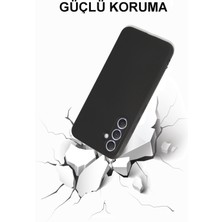 Caseworld Samsung Galaxy A34 5g ile Uyumlu Kapak Mat Siyah Yumuşak Silikon Kılıf