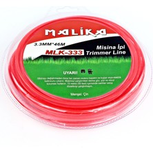 Malika 3 Köşe Misina / Tırpan / 3.3 mm / 46 Metre / Malika /