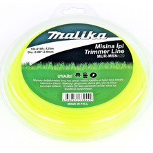 Malika Yuvarlak Misina / Tırpan / 2 mm / 125 Metre / Malika /