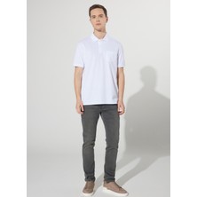 Altınyıldız Classics Polo Yaka Beyaz Erkek T-Shirt 4A9000000002