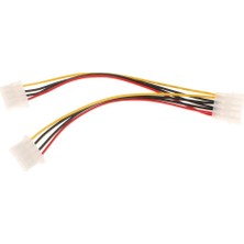 Lovıver Bilgisayar 4 Pin Güç Kaynağı Y Ay -Ayrıştırıcı Kablosu 2 Dişi 1 (Yurt Dışından)