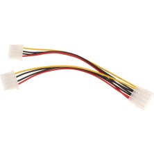 Lovıver Bilgisayar 4 Pin Güç Kaynağı Y Ay -Ayrıştırıcı Kablosu 2 Dişi 1 (Yurt Dışından)