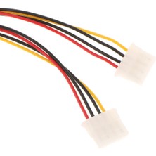 Lovıver Bilgisayar 4 Pin Güç Kaynağı Y Ay -Ayrıştırıcı Kablosu 2 Dişi 1 (Yurt Dışından)