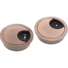 Lovıver 2pcs 60MM Masa Grommet Çinko Tel Organizatörleri Kablo Delik Kapağı Fiş Bakır (Yurt Dışından)