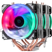 Lovıver Amd - Dual Tower 3 Fan Için Cpu Soğutucu Tek/çift Soğutma LED 1/2/3 9cm Fan (Yurt Dışından)