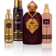 Osmanlı Oud Gülbahar 100 ml + Saç Spreyi 100 ml + Vücut Spreyi 250 ml + Deodorant 150 ml