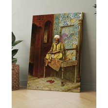 Morfil Sanat Atölyesi Arthur Von Ferraris Kitap Okuyan Adam Dini Kanvas Tablo