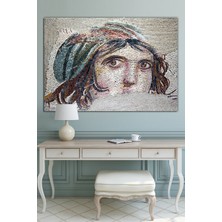 Morfil Sanat Atölyesi  Çingene Kızı Zeugma Kanvas Tablo (8 Farklı Ölçü)