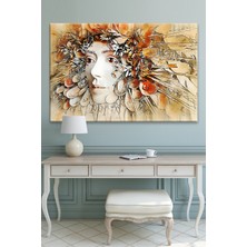 Morfil Sanat Atölyesi Düş Ve Kadın Sanatsal Kanvas Tablo