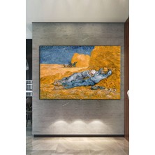 Morfil Sanat Atölyesi Vincent Van Gogh La Siesta Öğle Uykusu Kanvas Tablo