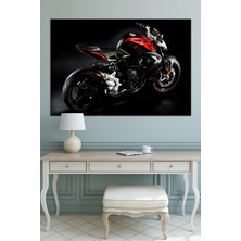 Morfil Sanat Atölyesi Motosiklet Motorcycle Dekoratif Kanvas Tablo