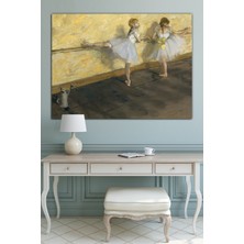 Morfil Sanat Atölyesi Edgar Degas Dancers In Barre Kanvas Tablo