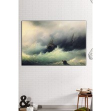 Morfil Sanat Atölyesi Ivan Aivazovsky Sailing Ship Kanvas Tablo
